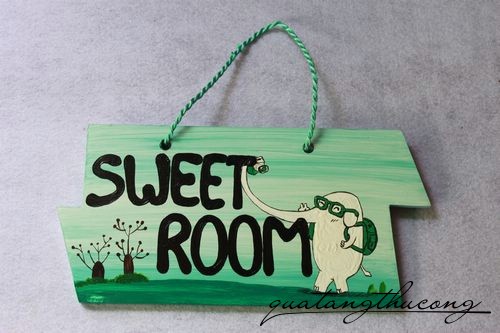 Bảng gỗ Sweet Room 2